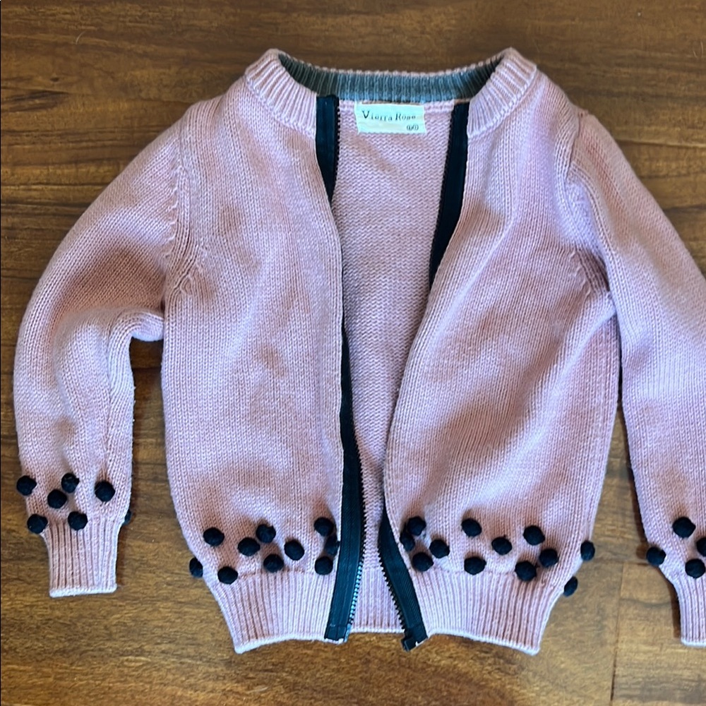 Vierra Rose Pink Kids Cardigan